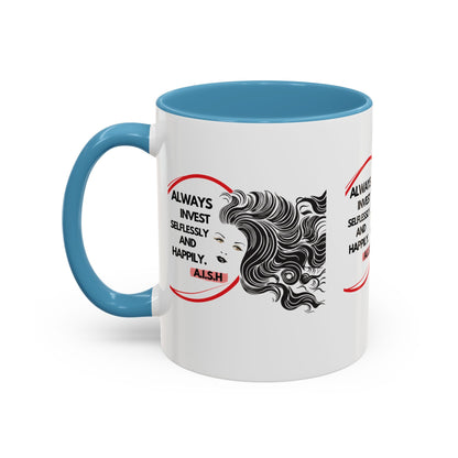 Personalized Inspirational Girl Accent Coffee Mug