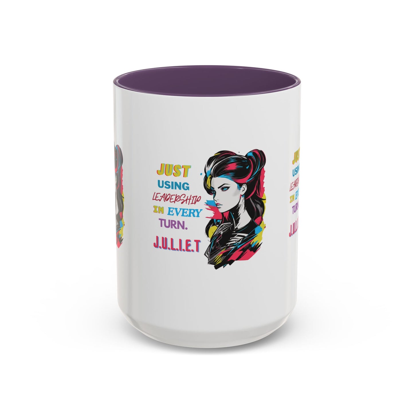 Personalized Vintage Girl Accent Coffee Mug