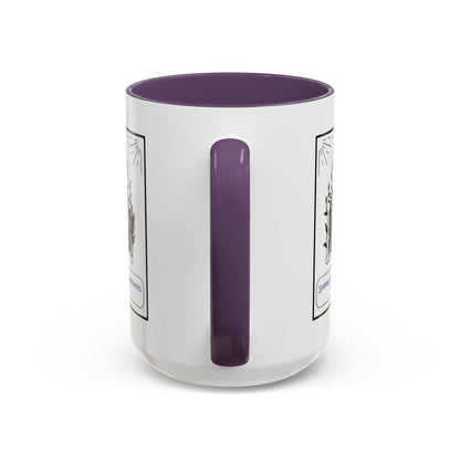 Personalized Initial Skeleton Accent Coffee Mug