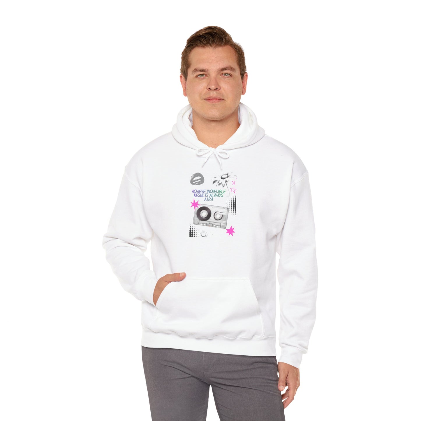 Personalized Cassette Vibes Hooded Sweatshirt
