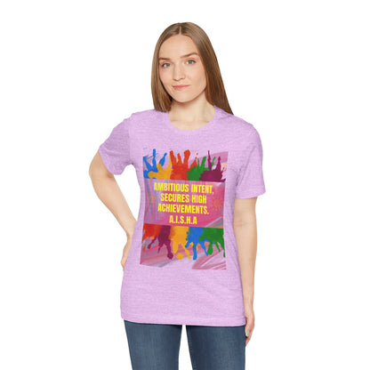 Personalized Colorful Motivational Graphic Tee