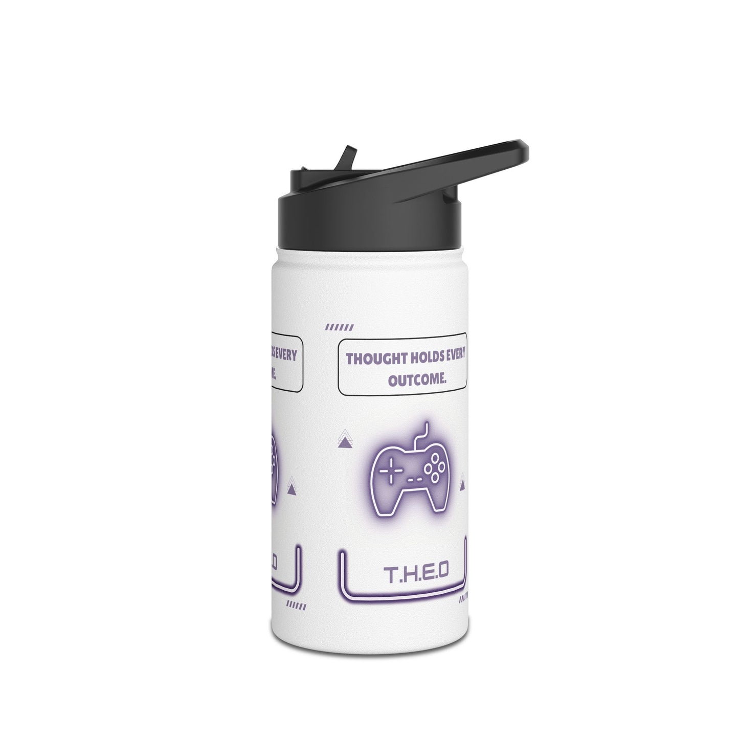 Personalized Initial Quote Controller Stainless Steel Water Bottle