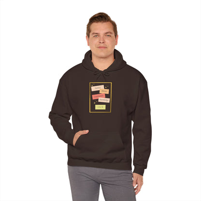 Personalized Colourful Pastel Notes Hooded Sweatshirt