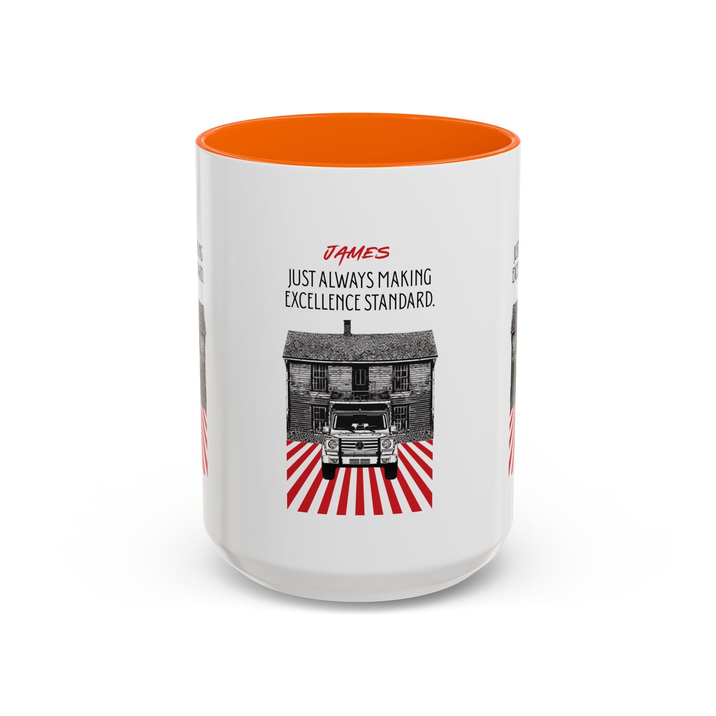 Personalized Vintage Car Accent Coffee Mug