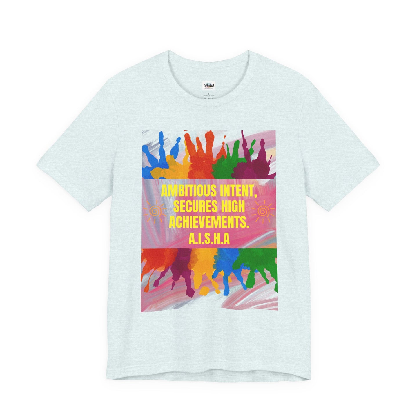 Personalized Colorful Motivational Graphic Tee