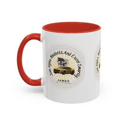 Personalized Car with Horse Accent Coffee Mug