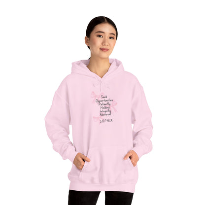 H2 Aura premium personalized hoodie with a custom name initial acrostic quote. This versatile streetwear piece features a bold artistic design and a unique narrative that is purely yours.