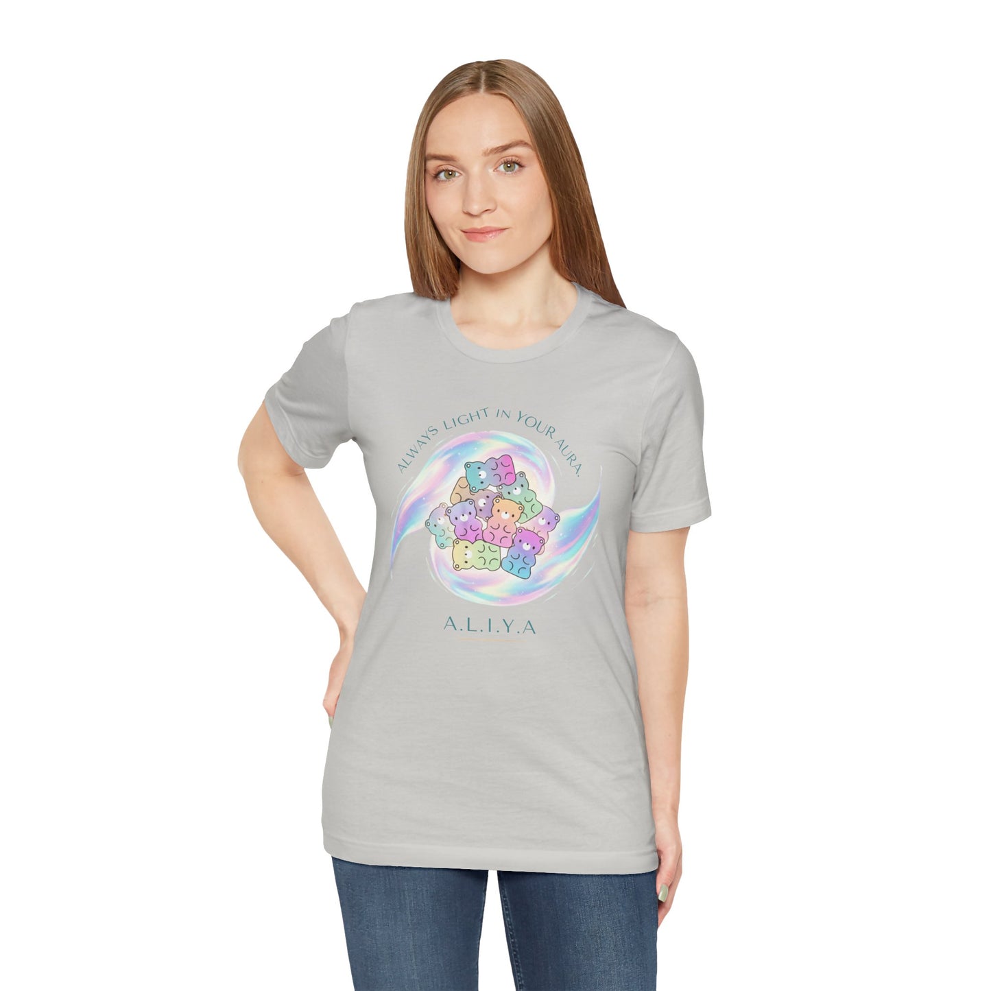 Personalized Pastel Teddy Heart Tee