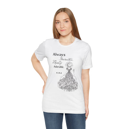 Personalized Cute Illustration black and white Graphic Tee