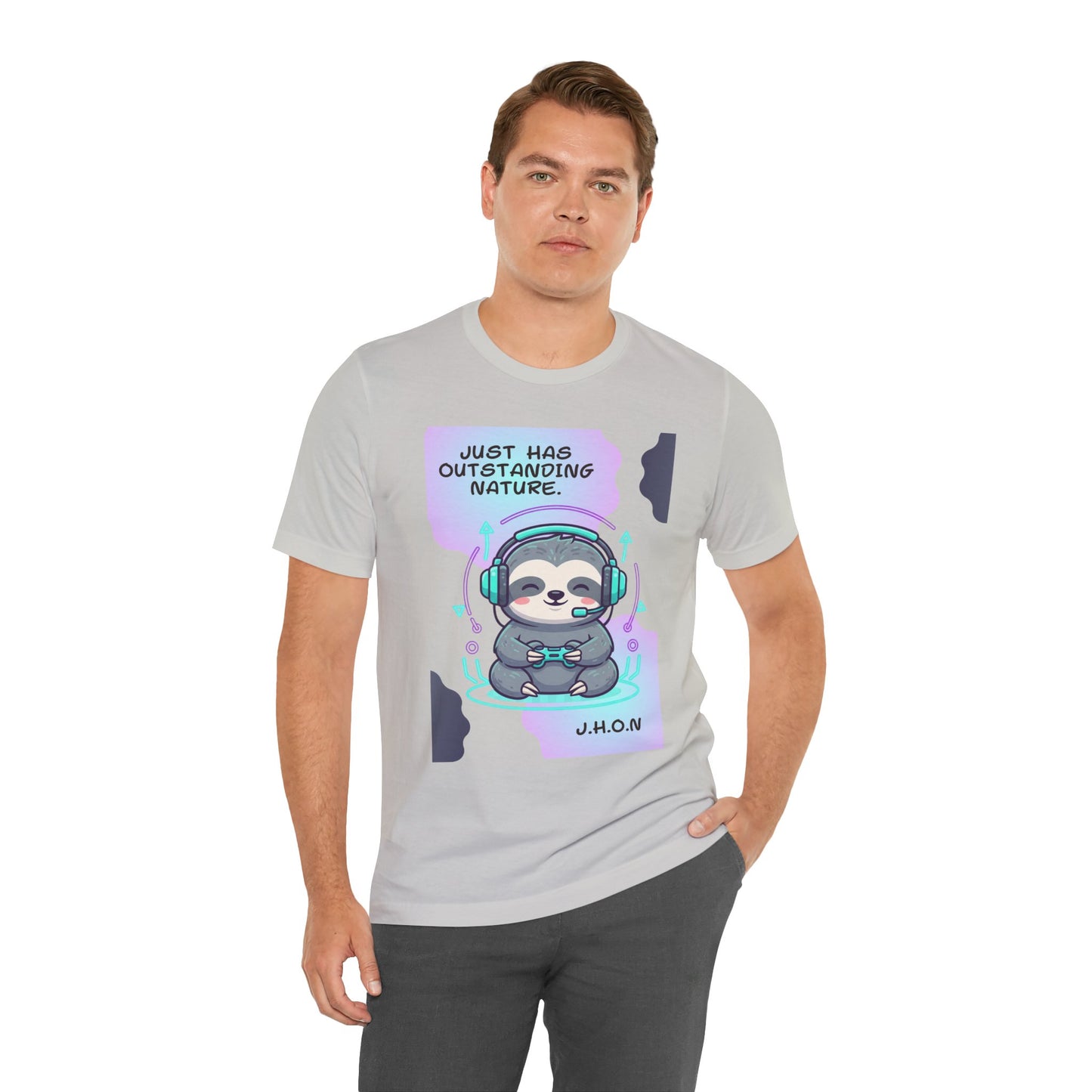 Personalized Sloth Gamer Tee