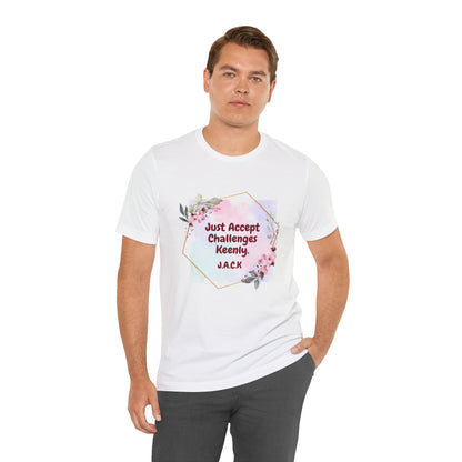 Personalized Floral Frame Graphic Shirt
