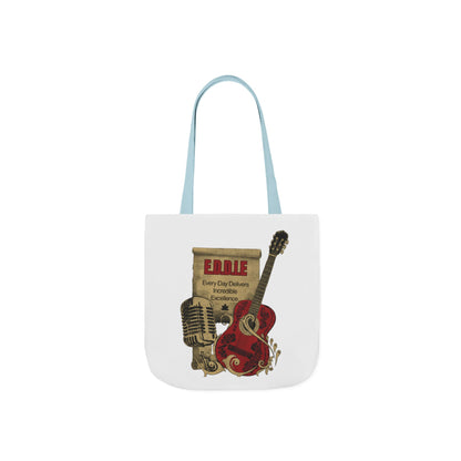 Personalized Initial Quote Guitar Canvas Tote Custom Name