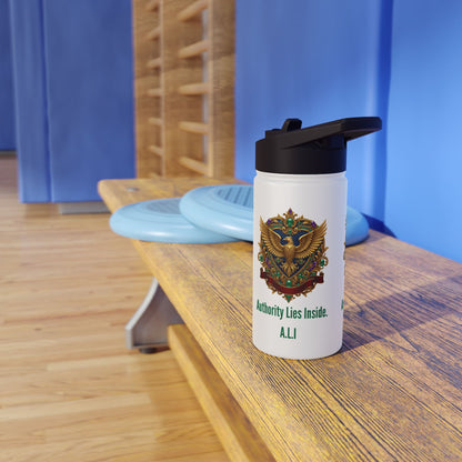 Personalized Initial Quote Eagle Stainless Steel Water Bottle