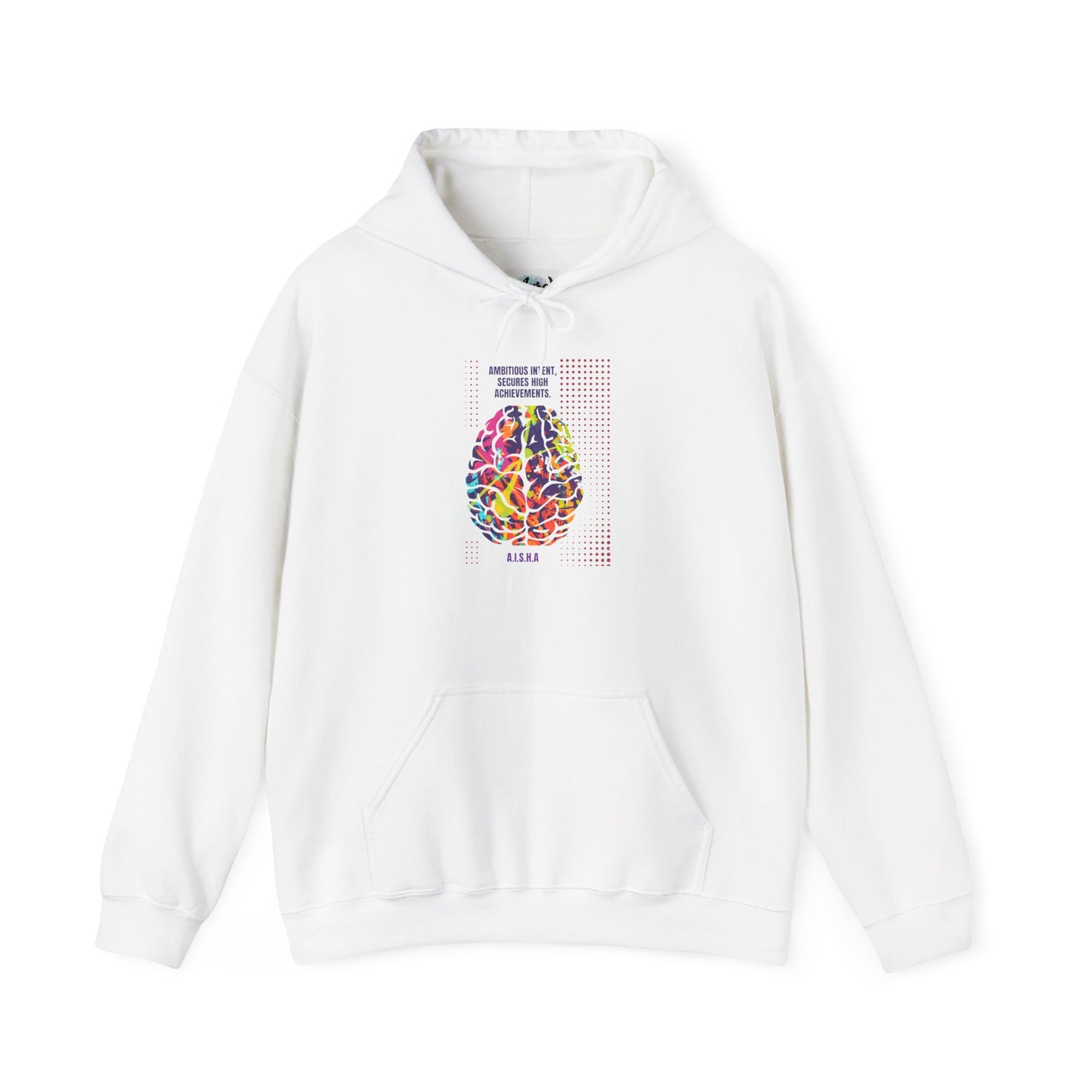 Personalized Brain Graphic Hooded Sweatshirt