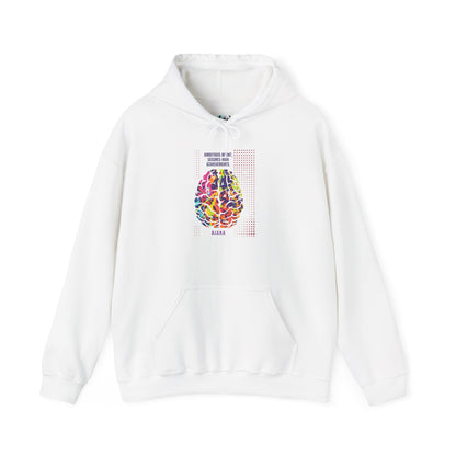 Personalized Brain Graphic Hooded Sweatshirt
