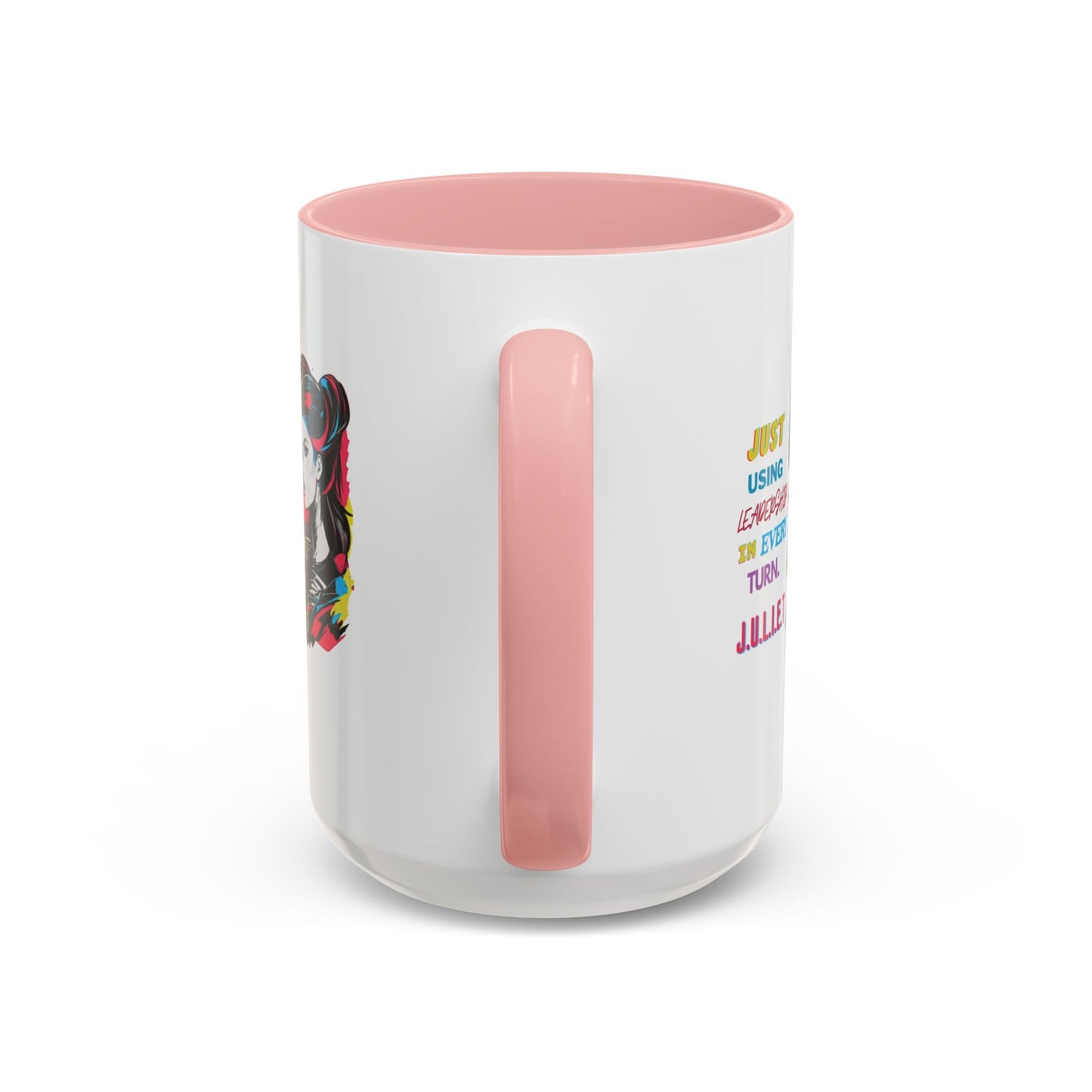 Personalized Vintage Girl Accent Coffee Mug