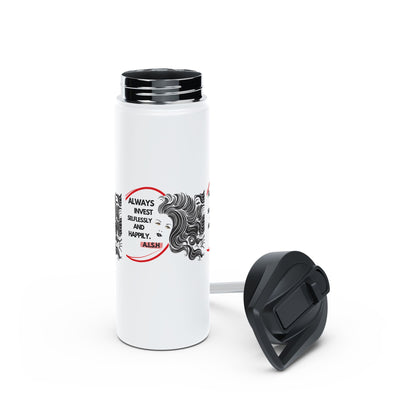 Personalized Initial Quote Inspirational Girl Stainless Steel Water Bottle