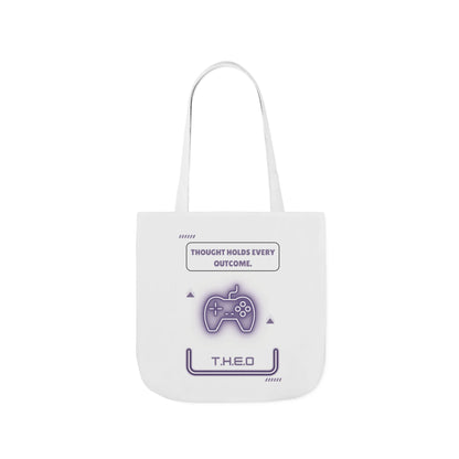 Personalized Initial Quote Game Controller Canvas Tote Custom Name