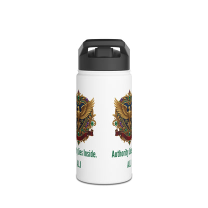 Personalized Initial Quote Eagle Stainless Steel Water Bottle