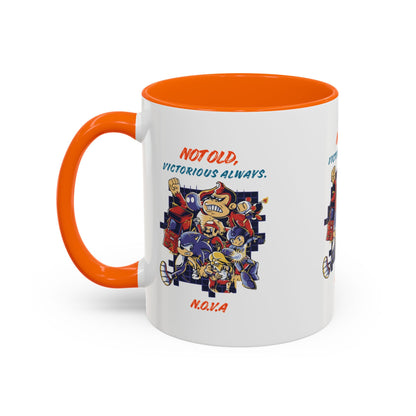 Personalized Victory Cartoon Accent Coffee Mug