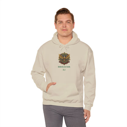 Personalized Eagle with Wings Hooded Sweatshirt