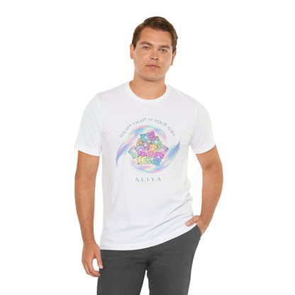 Personalized Pastel Teddy Heart Tee