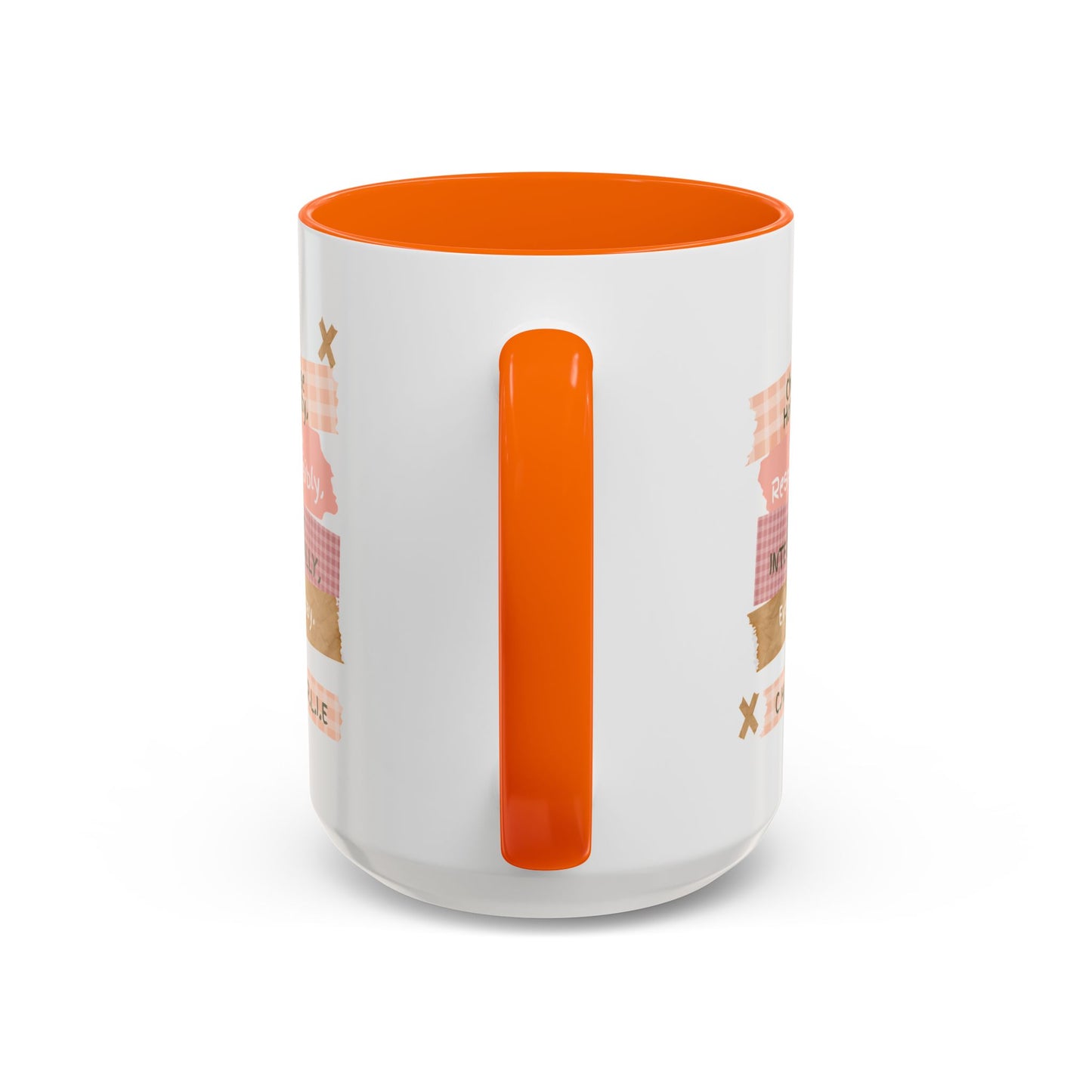Personalized Message Pieces Accent Coffee Mug