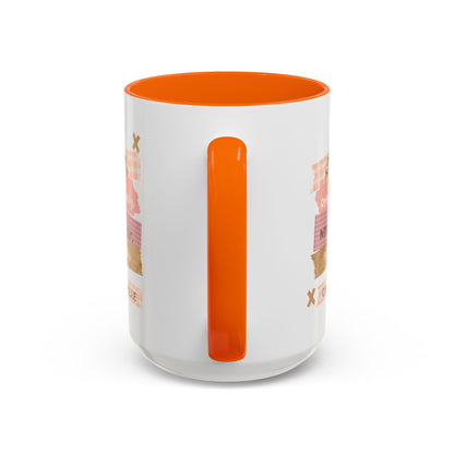 Personalized Message Pieces Accent Coffee Mug