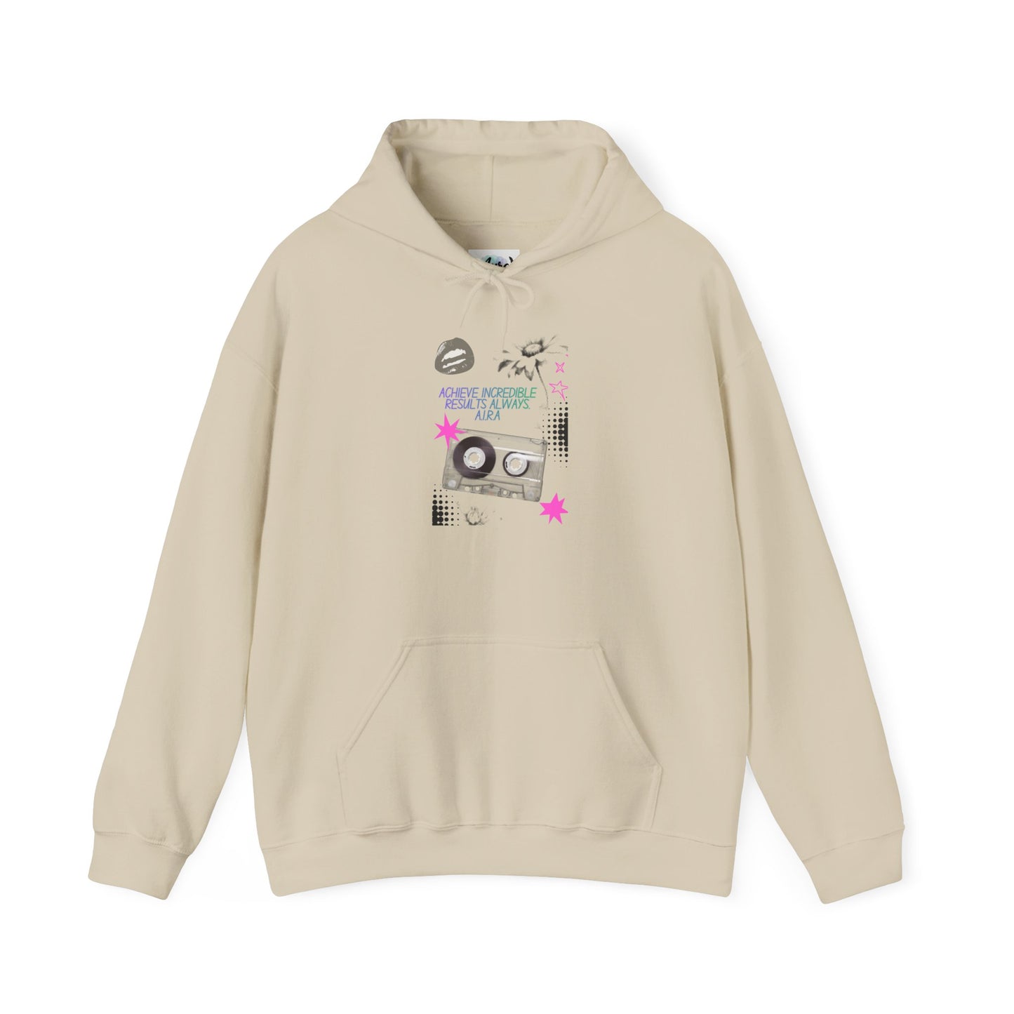 Personalized Cassette Vibes Hooded Sweatshirt
