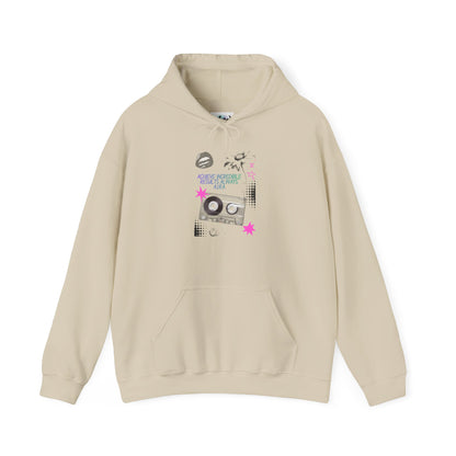 Personalized Cassette Vibes Hooded Sweatshirt