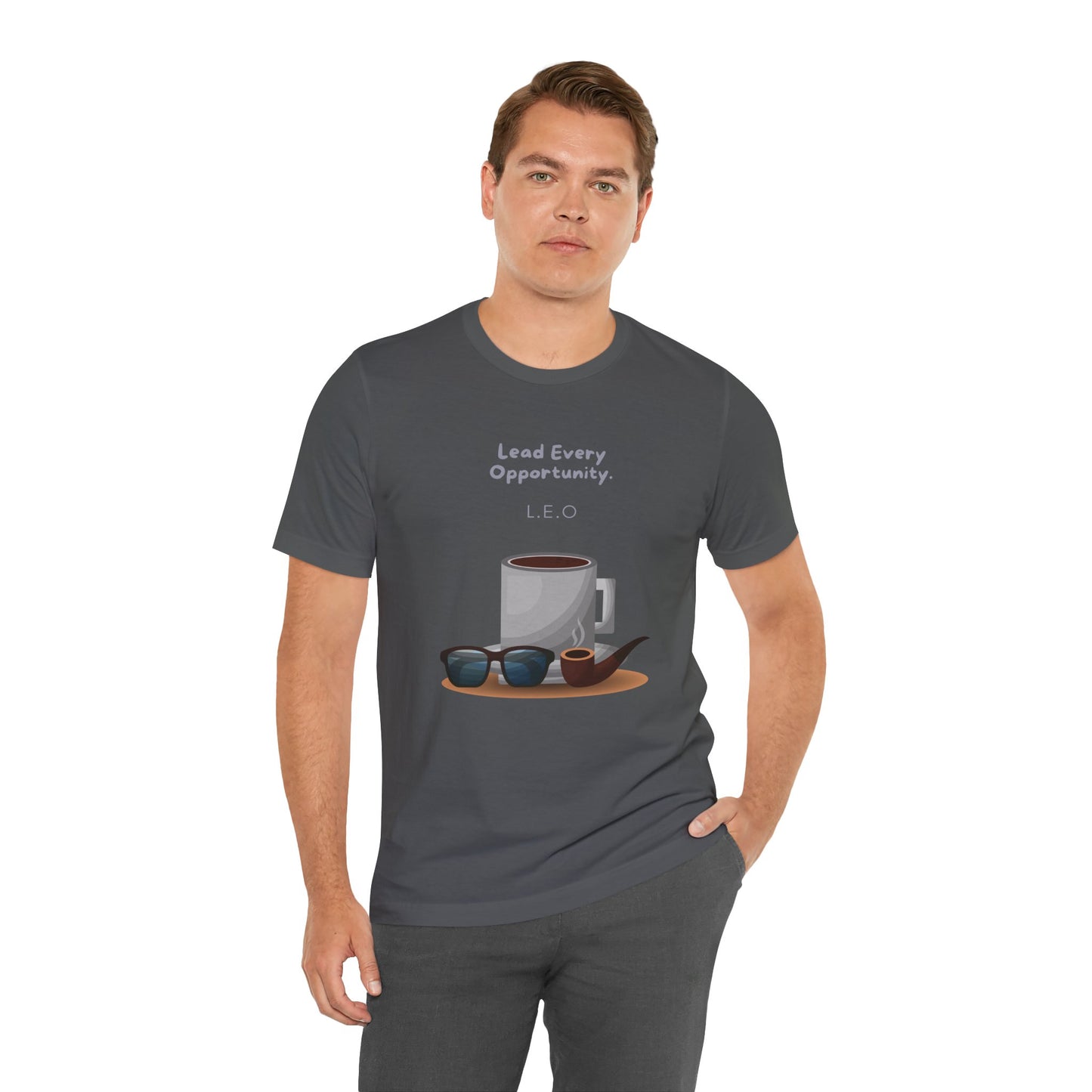 Personalized Coffee & Sunglasses Graphic Tee