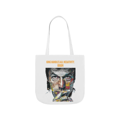 Personalized Initial Quote Khan Canvas Tote Custom Name