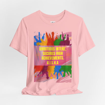 Personalized Colorful Motivational Graphic Tee