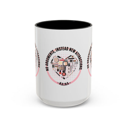 Personalized Cosmetic Heart Accent Coffee Mug