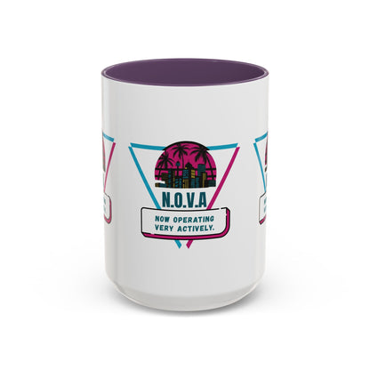 Personalized Building View Accent Coffee Mug
