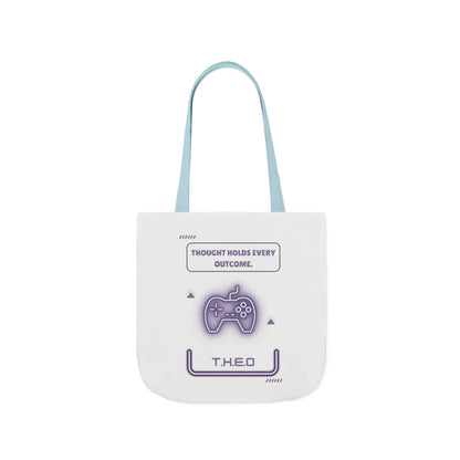 Personalized Initial Quote Game Controller Canvas Tote Custom Name