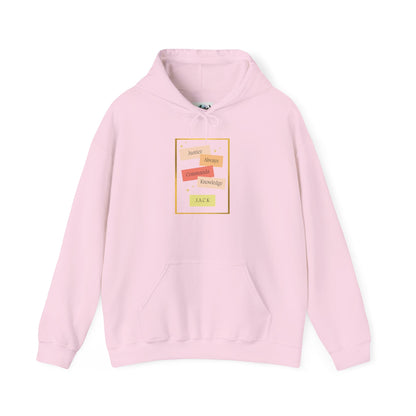 Personalized Colourful Pastel Notes Hooded Sweatshirt