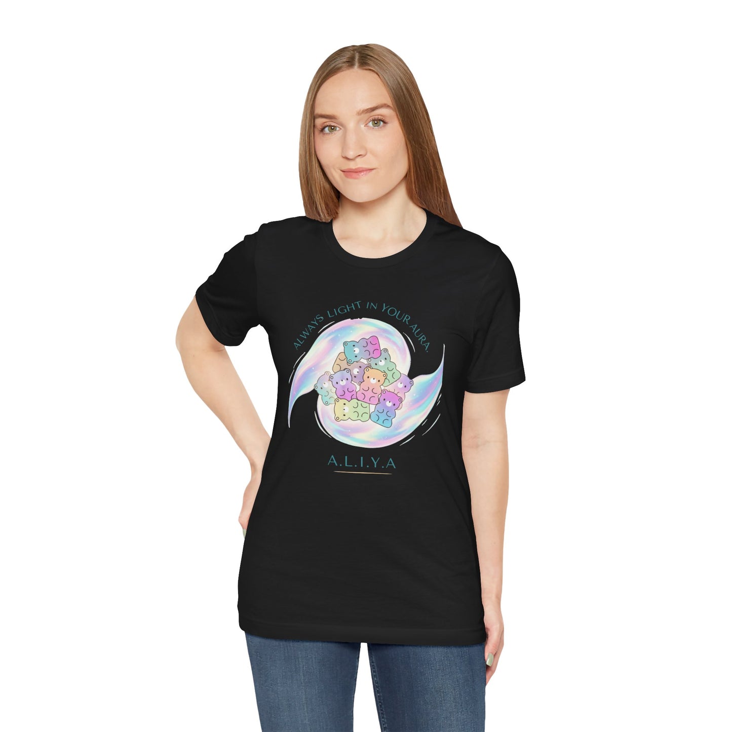 Personalized Pastel Teddy Heart Tee