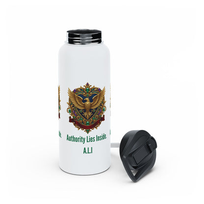 Personalized Initial Quote Eagle Stainless Steel Water Bottle