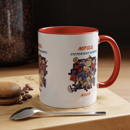 Personalized Victory Cartoon Accent Coffee Mug