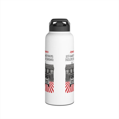 Personalized Initial Quote Vintage Car Stainless Steel Water Bottle
