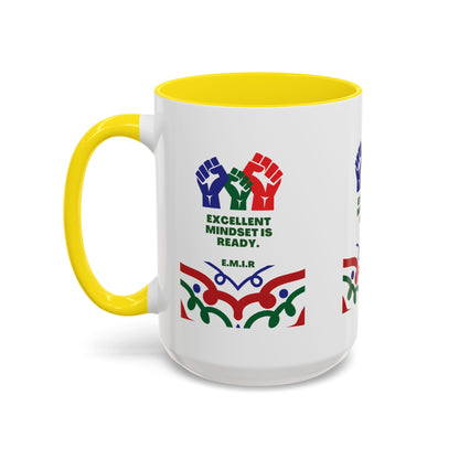 Personalized Initial Victory Accent Coffee Mug
