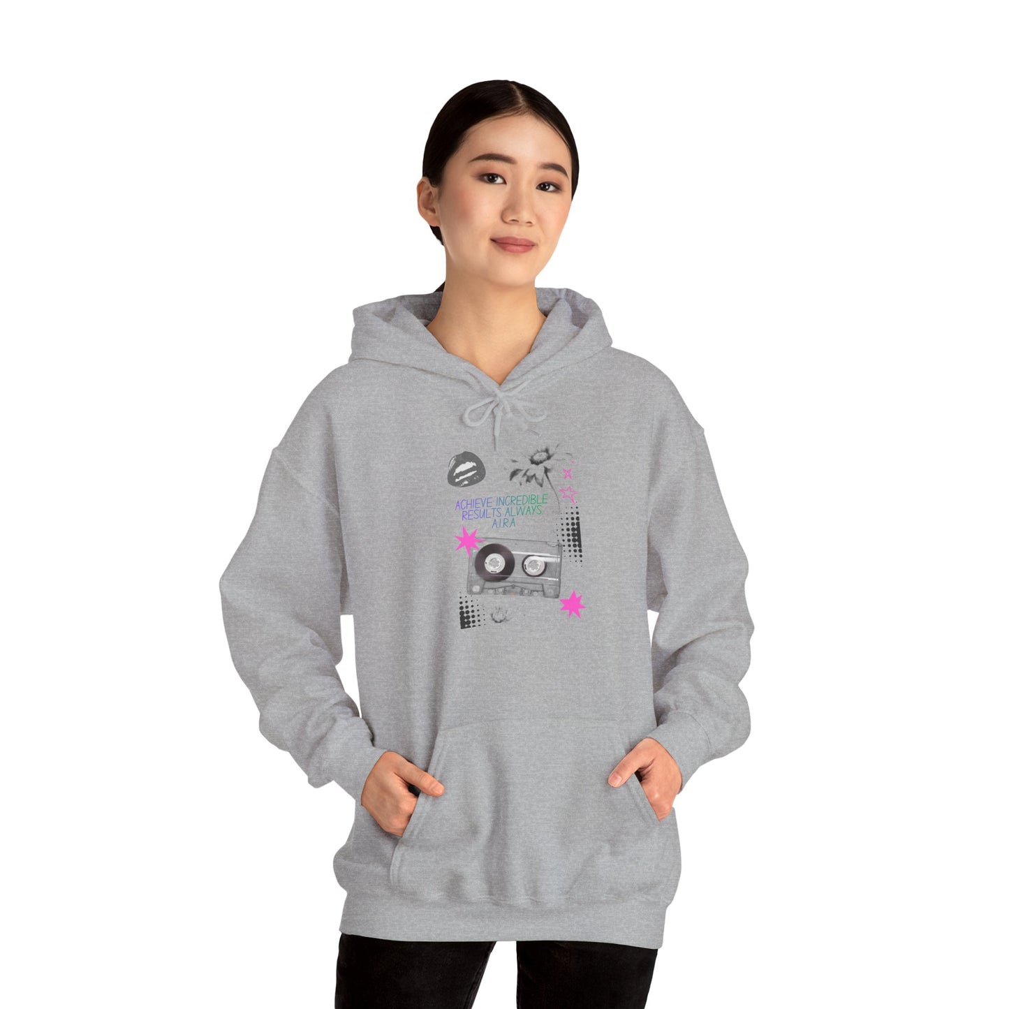 Personalized Cassette Vibes Hooded Sweatshirt