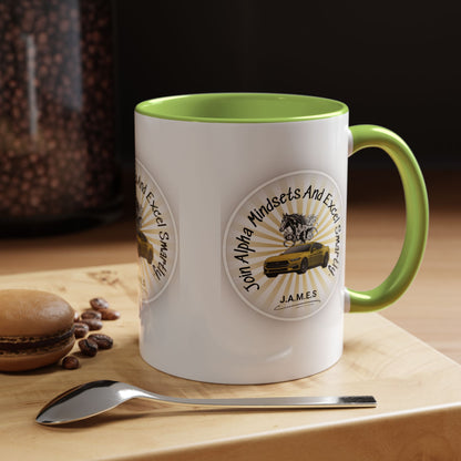 Personalized Car with Horse Accent Coffee Mug