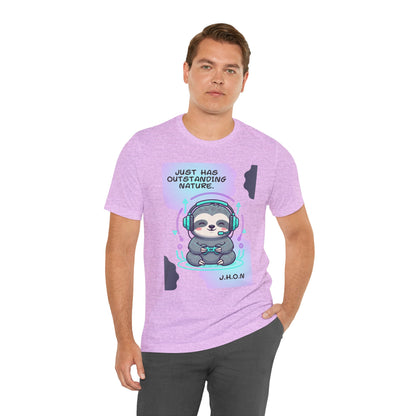 Personalized Sloth Gamer Tee