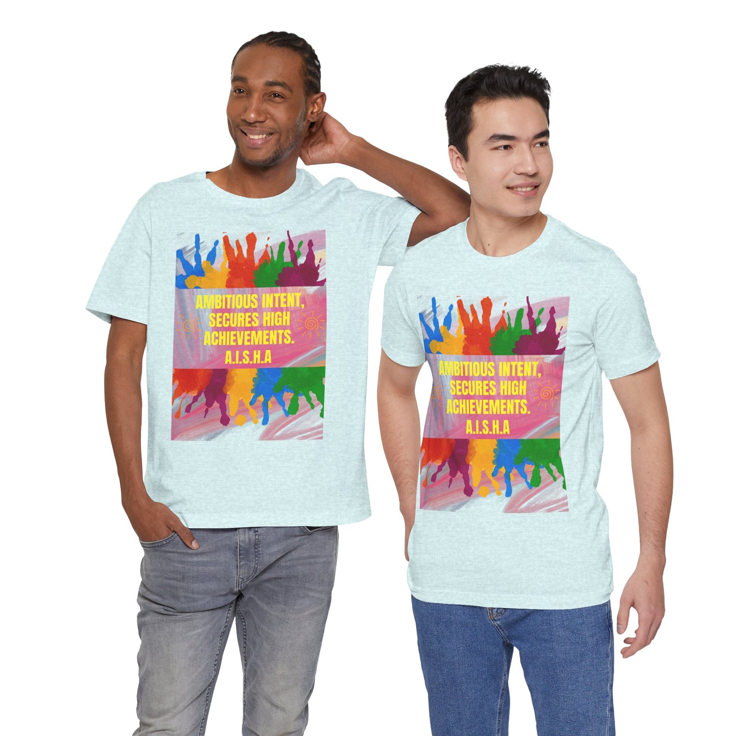Personalized Colorful Motivational Graphic Tee