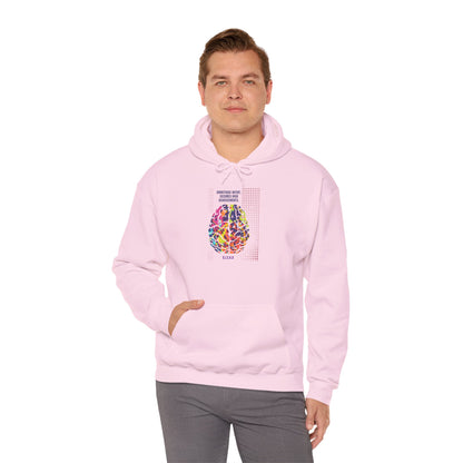 Personalized Brain Graphic Hooded Sweatshirt