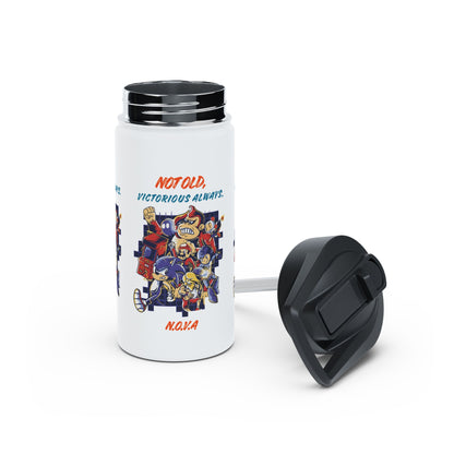 Personalized Initial Quote Cartoon Stainless Steel Water Bottle