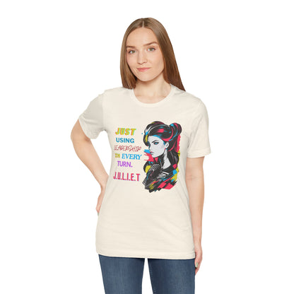 Personalized Feminine Potrait Graphic Tee