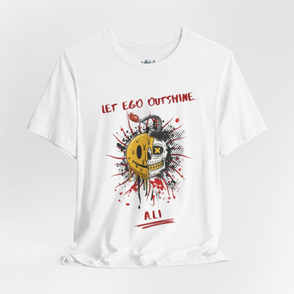 Personalized Split Smile Skull Design Tee